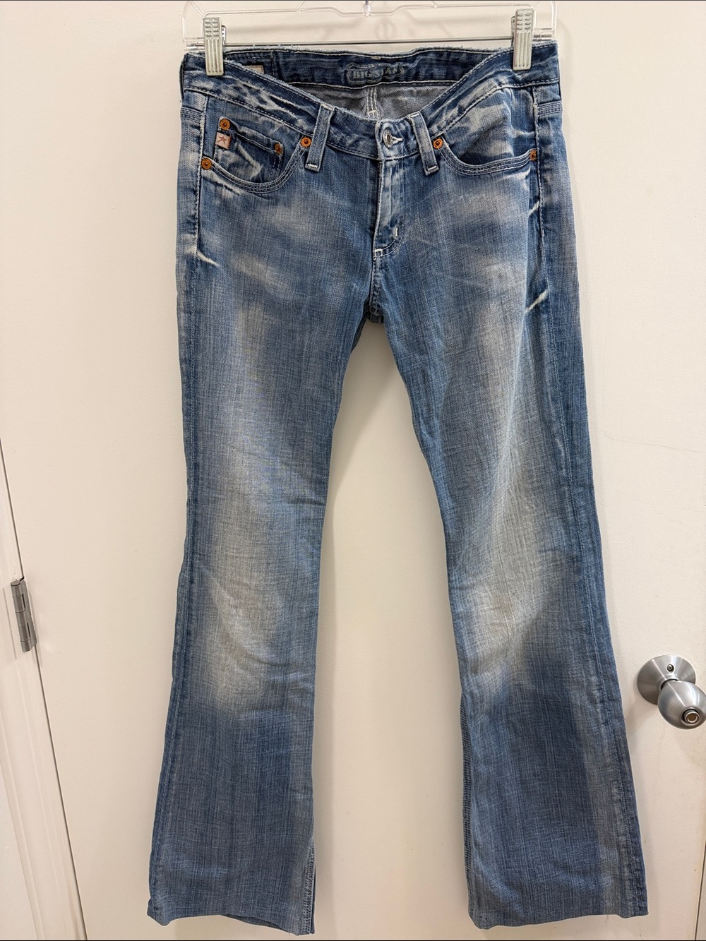 Big Star Sweet Low Boot jeans. 28XXL hemmed. Vintage in Excellent condition.